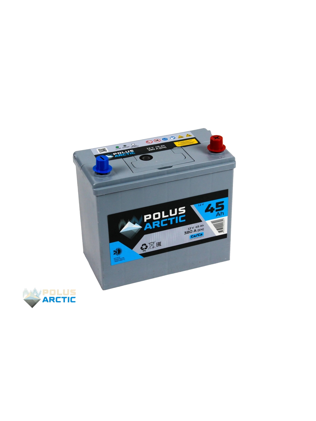 Аккумулятор POLUS ARCTIC 45 Ач обр пол 45B24L