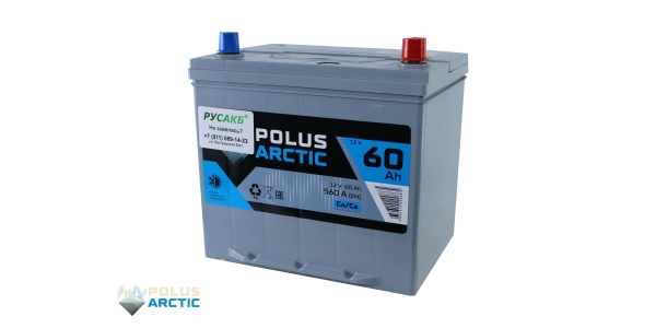 Аккумулятор POLUS ARCTIC 60.0 (60D23L)