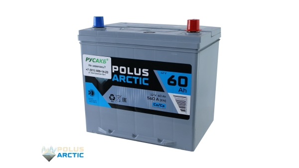 Аккумулятор POLUS ARCTIC 60.0 (60D23L)