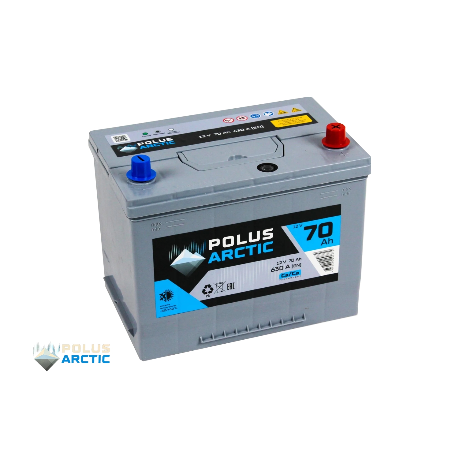 POLUS ARCTIC 70.0 (70D26L), 70 Ач, обратная полярность, 260x173x220 мм, 630 Ампер — купить в Санкт-Петербурге