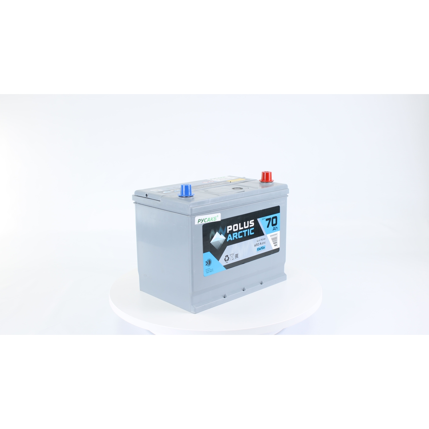 POLUS ARCTIC 70.0 (70D26L), 70 Ач, обратная полярность, 260x173x220 мм, 630 Ампер — купить в Санкт-Петербурге