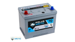 POLUS ARCTIC 70.1 (70D26R), 70 Ач, прямая полярность, 260x173x220 мм, 630 Ампер — купить в Санкт-Петербурге