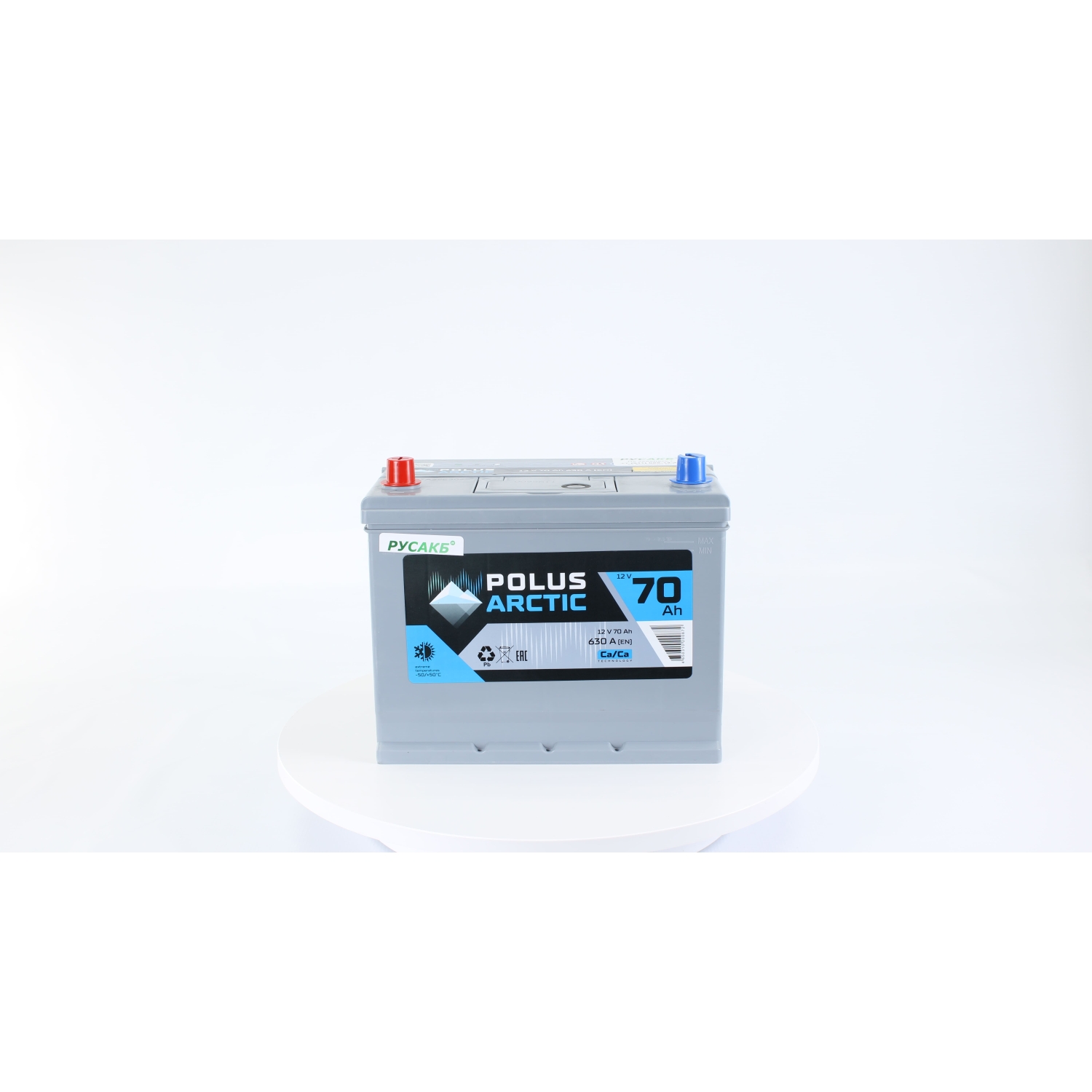 POLUS ARCTIC 70.1 (70D26R), 70 Ач, прямая полярность, 260x173x220 мм, 630 Ампер — купить в Санкт-Петербурге
