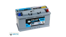 POLUS ARCTIC EFB 100.0, 100 Ач, обратная полярность, 353x175x190 мм, 850 Ампер — купить в Санкт-Петербурге