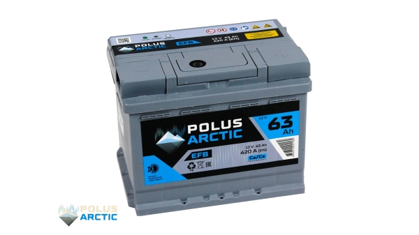 Аккумулятор POLUS ARCTIC EFB 63.0
