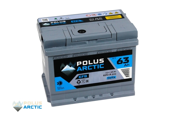 Аккумулятор POLUS ARCTIC EFB 63.0