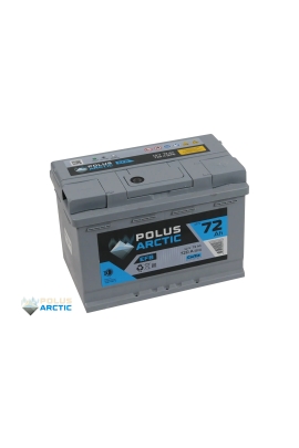 Аккумулятор POLUS ARCTIC EFB 72 Ач обр пол