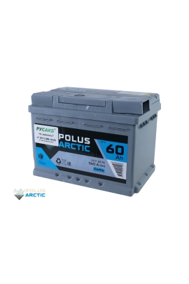 Аккумулятор POLUS ARCTIC 60 Ач низкий
