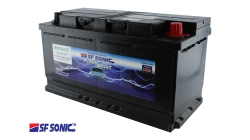 SF SONIC 100.0, 100 Ач, обратная полярность, 353x175x190 мм, 850 Ампер — купить в Санкт-Петербурге