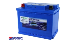 SF SONIC 60.1, 60 Ач, прямая полярность, 242x175x190 мм, 600 Ампер — купить в Санкт-Петербурге