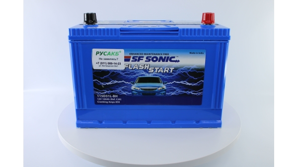 Аккумулятор SF SONIC 100.0 (115D31L)