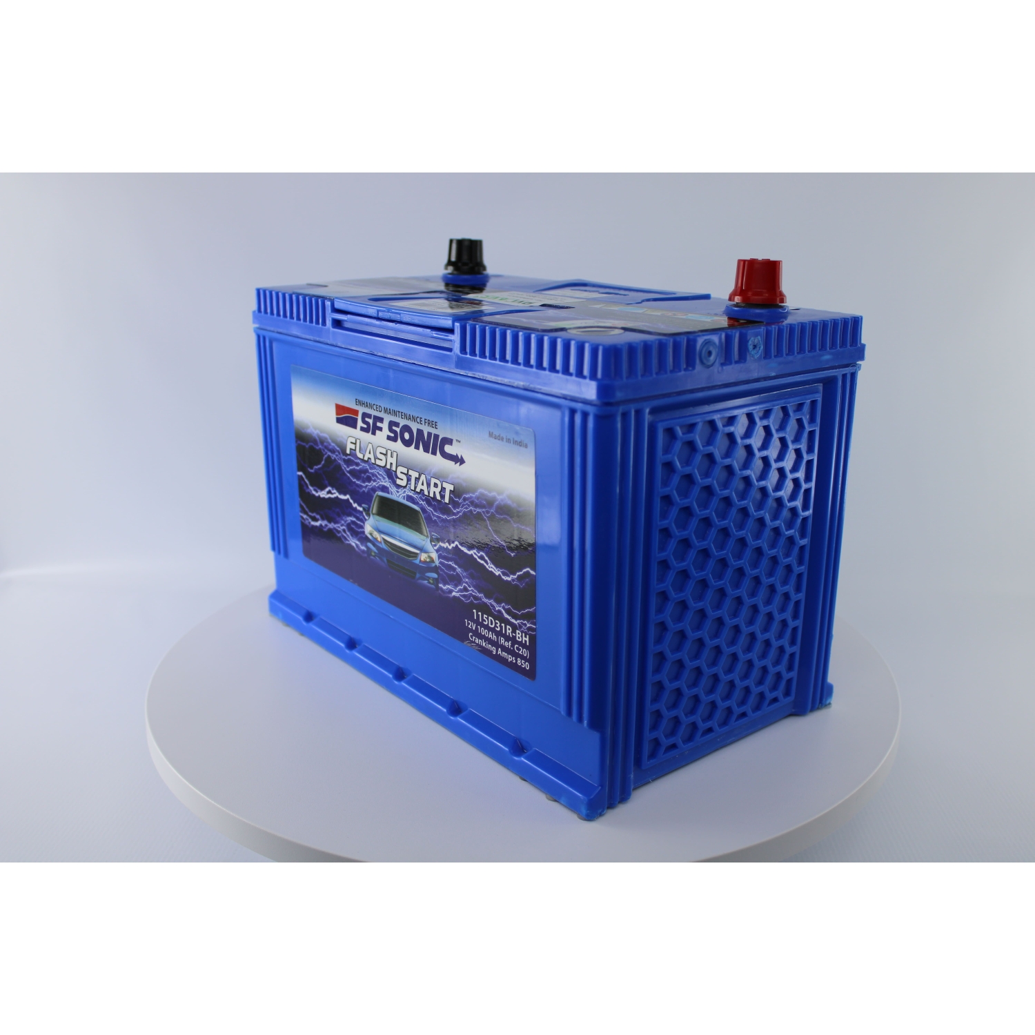 SF SONIC 100.1 (115D31R), 100 Ач, прямая полярность, 305x172x225 мм, 850 Ампер — купить в Санкт-Петербурге