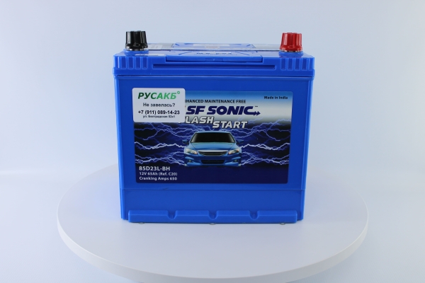 Аккумулятор SF SONIC 65.0 (85D23L)