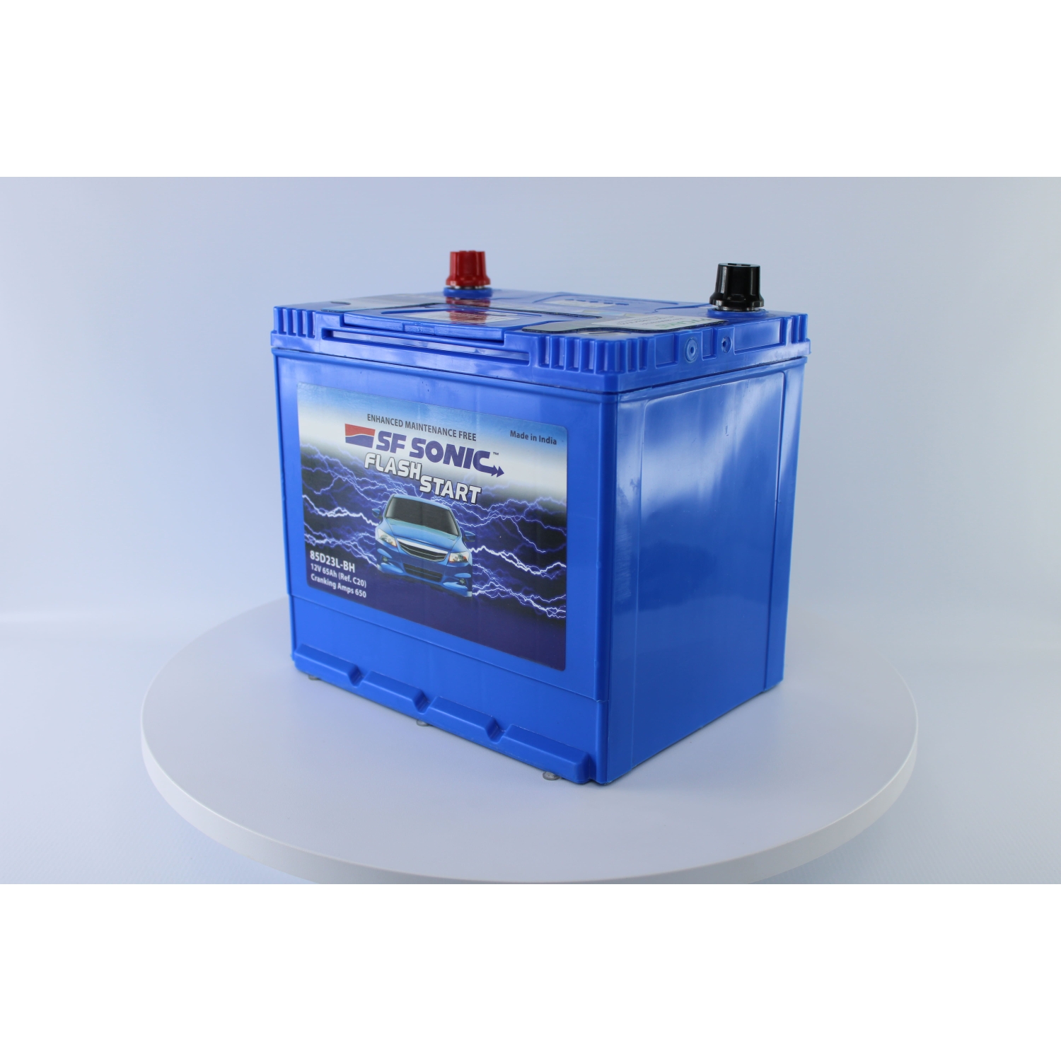 SF SONIC 65.0 (85D23L), 65 Ач, обратная полярность, 232x173x225 мм, 650 Ампер — купить в Санкт-Петербурге