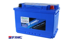 SF SONIC EFB 74.0 , 74 Ач, обратная полярность, 275x175x190 мм, 750 Ампер — купить в Санкт-Петербурге