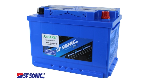 Аккумулятор SF SONIC EFB 74.0