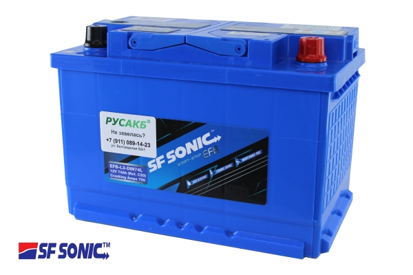 Аккумулятор SF SONIC EFB 74.0