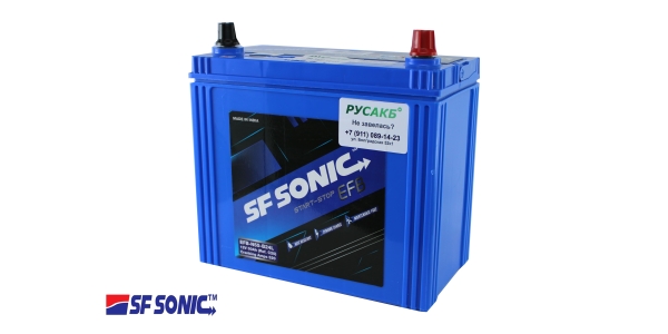 Аккумулятор SF SONIC EFB 50.0 (55B24L) тонк.кл