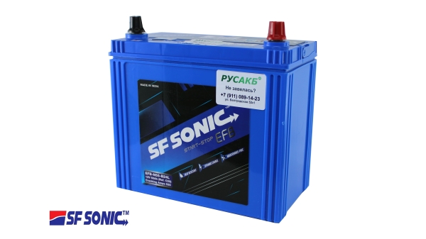 Аккумулятор SF SONIC EFB 50.0 (55B24L) тонк.кл