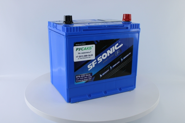 Аккумулятор SF SONIC EFB 70.0 (85D23L)