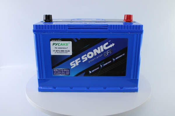 Аккумулятор SF SONIC EFB 95.0 (110D31L)