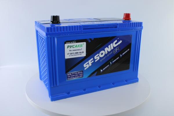 Аккумулятор SF SONIC EFB 95.0 (110D31L)