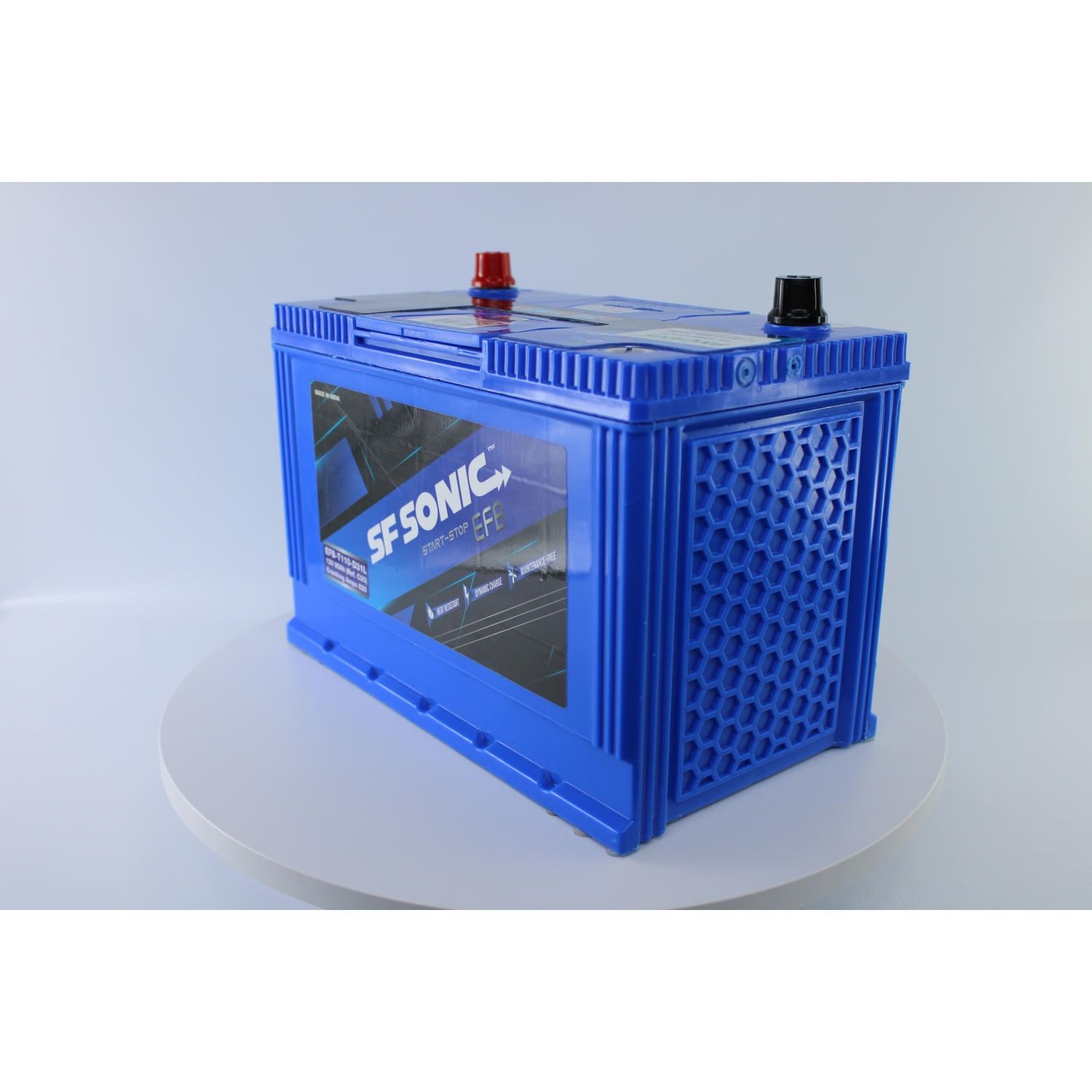 SF SONIC EFB 95.0 (110D31L), 95 Ач, обратная полярность, 305x172x225 мм, 820 Ампер — купить в Санкт-Петербурге