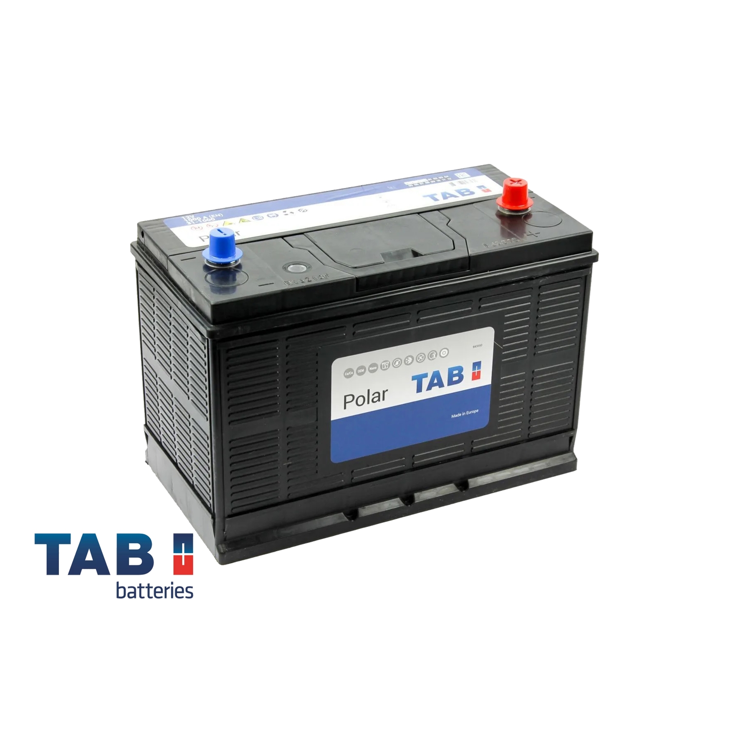 TAB Polar 31-1000 толст.клемн, 110 Ач, универсальная полярность, 330x172x240 мм, 1000 Ампер — купить в Санкт-Петербурге