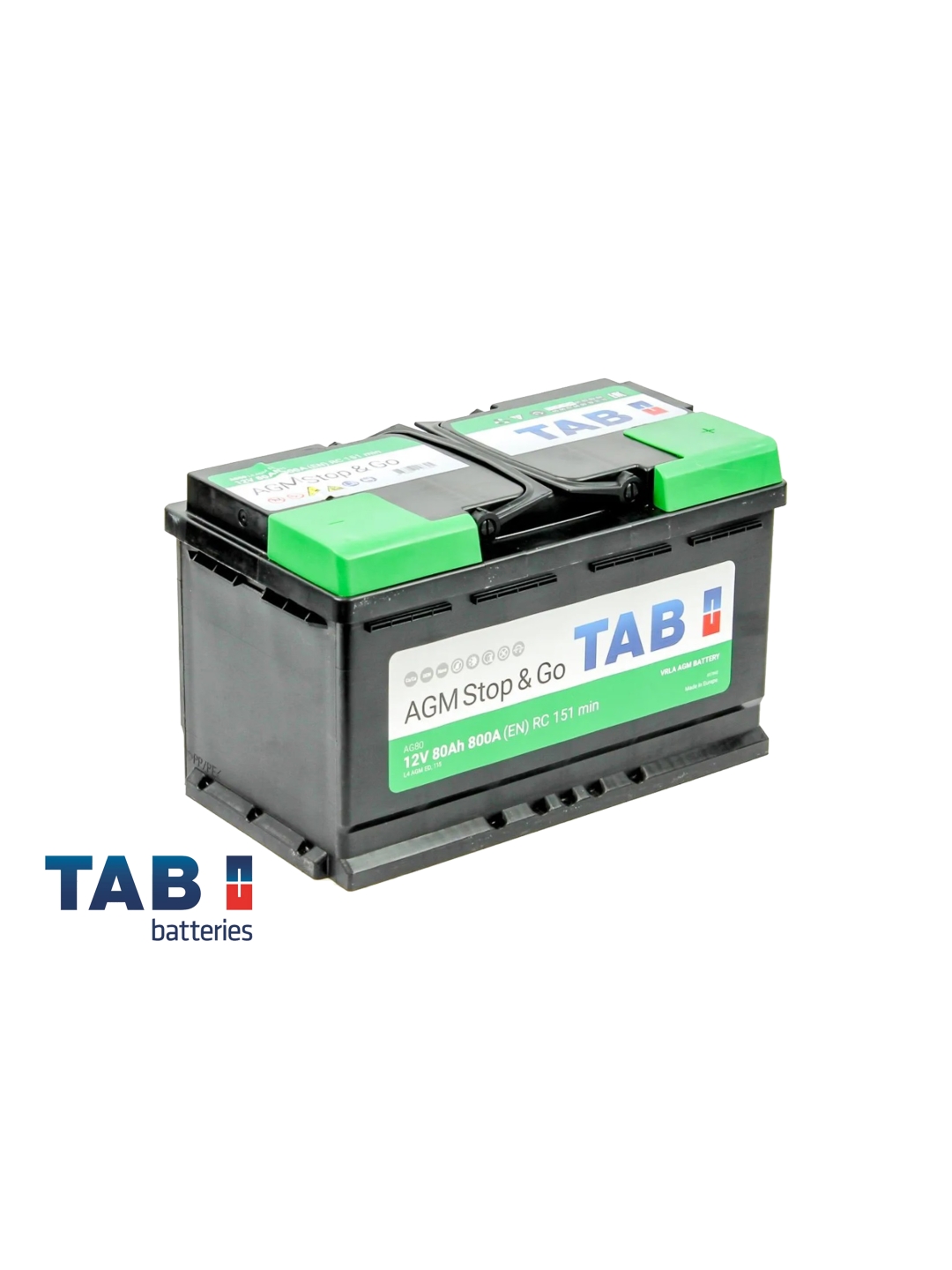 Аккумулятор TAB AGM 80 Ач 213080|L4 AGM ED|AG80