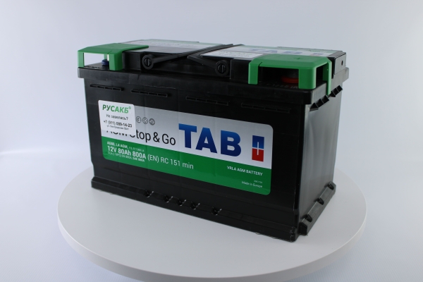 Аккумулятор TAB AGM 80R 80 Ач (213080|L4 AGM ED|AG80)