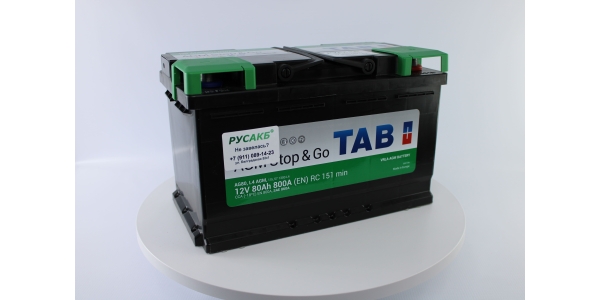 Аккумулятор TAB AGM 80R 80 Ач (213080|L4 AGM ED|AG80)