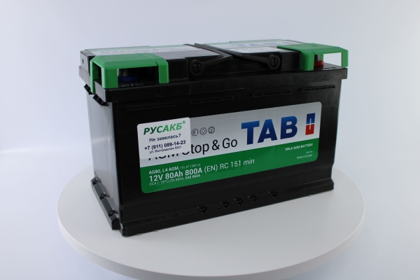 Аккумулятор TAB AGM 80R 80 Ач (213080|L4 AGM ED|AG80)
