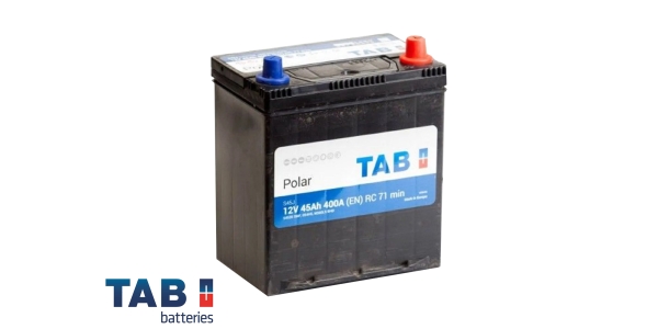 Аккумулятор TAB Polar 45.0 (54520) яп. ст.|тонк. клеммы|бортик