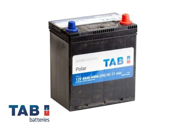 Аккумулятор TAB Polar 45.0 (54520) яп. ст.|тонк. клеммы|бортик