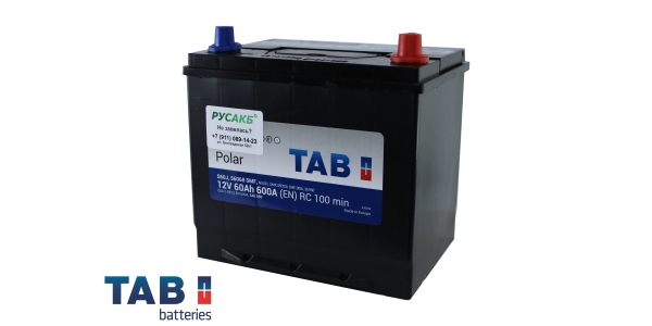 Аккумулятор TAB Polar 60.0 (56068) яп. ст|бортик