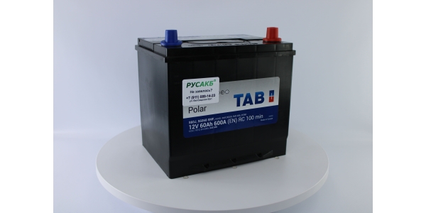 Аккумулятор TAB Polar 60.0 (56068) яп. ст|бортик
