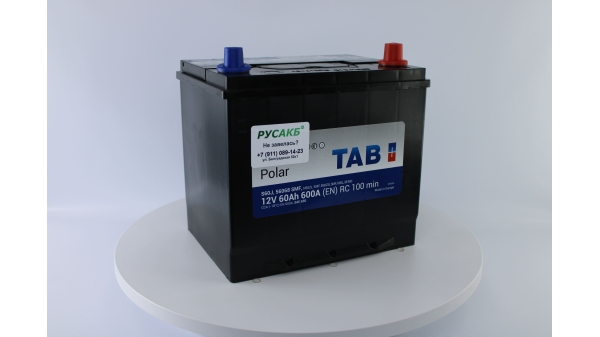 Аккумулятор TAB Polar 60.0 (56068) яп. ст|бортик