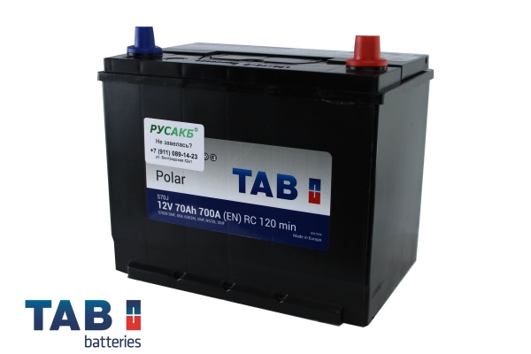 Аккумулятор TAB Polar 70.0 (57029) яп.ст/бортик