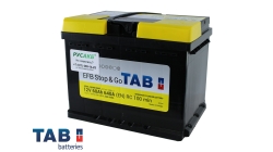 TAB EFB Stop&Go 60.0, 60 Ач, обратная полярность, 242x175x190 мм, 640 Ампер — купить в Санкт-Петербурге