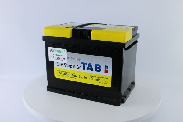 Аккумулятор TAB EFB Stop&Go 60.0