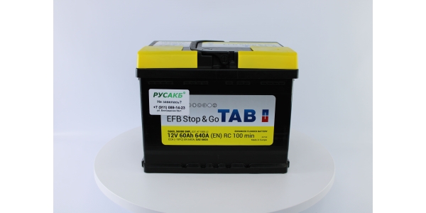Аккумулятор TAB EFB Stop&Go 60.0