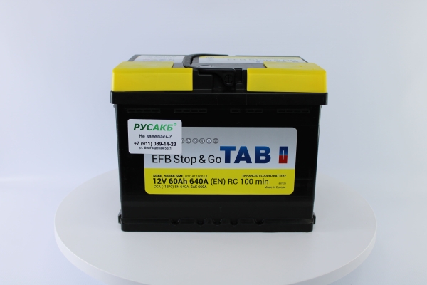 Аккумулятор TAB EFB Stop&Go 60.0