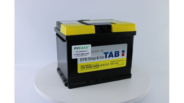 Аккумулятор TAB EFB Stop&Go 60.0