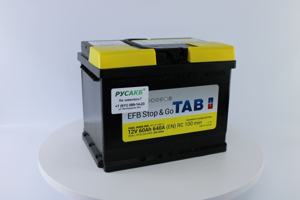 Аккумулятор TAB EFB Stop&Go 60.0