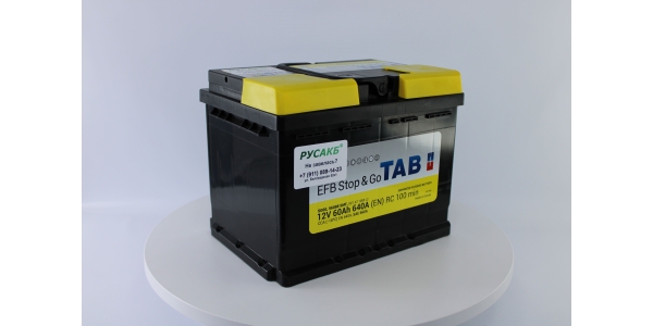 Аккумулятор TAB EFB Stop&Go 60.0