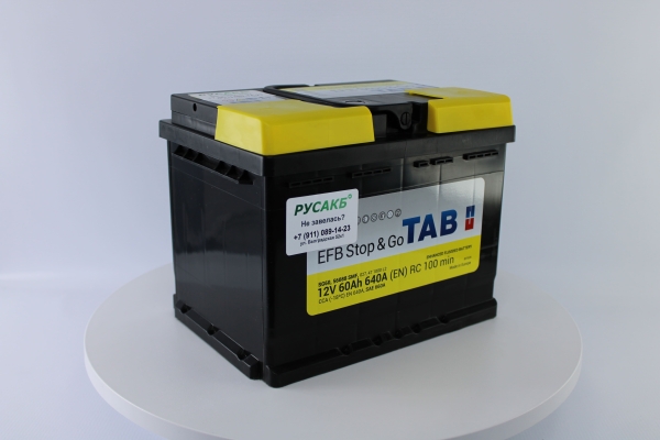 Аккумулятор TAB EFB Stop&Go 60.0