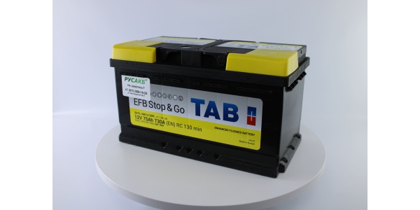 Аккумулятор TAB EFB Stop&Go 75.0 низкий