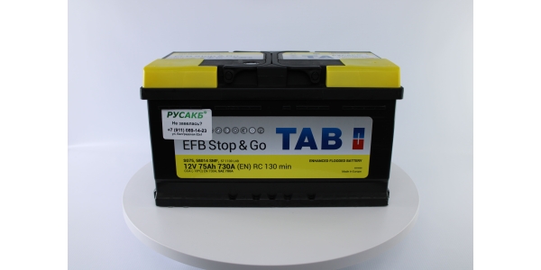 Аккумулятор TAB EFB Stop&Go 75.0 низкий