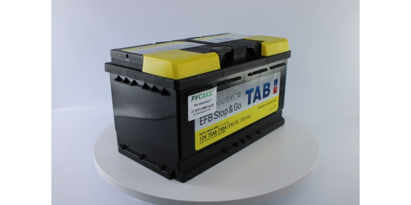 Аккумулятор TAB EFB Stop&Go 75.0 низкий