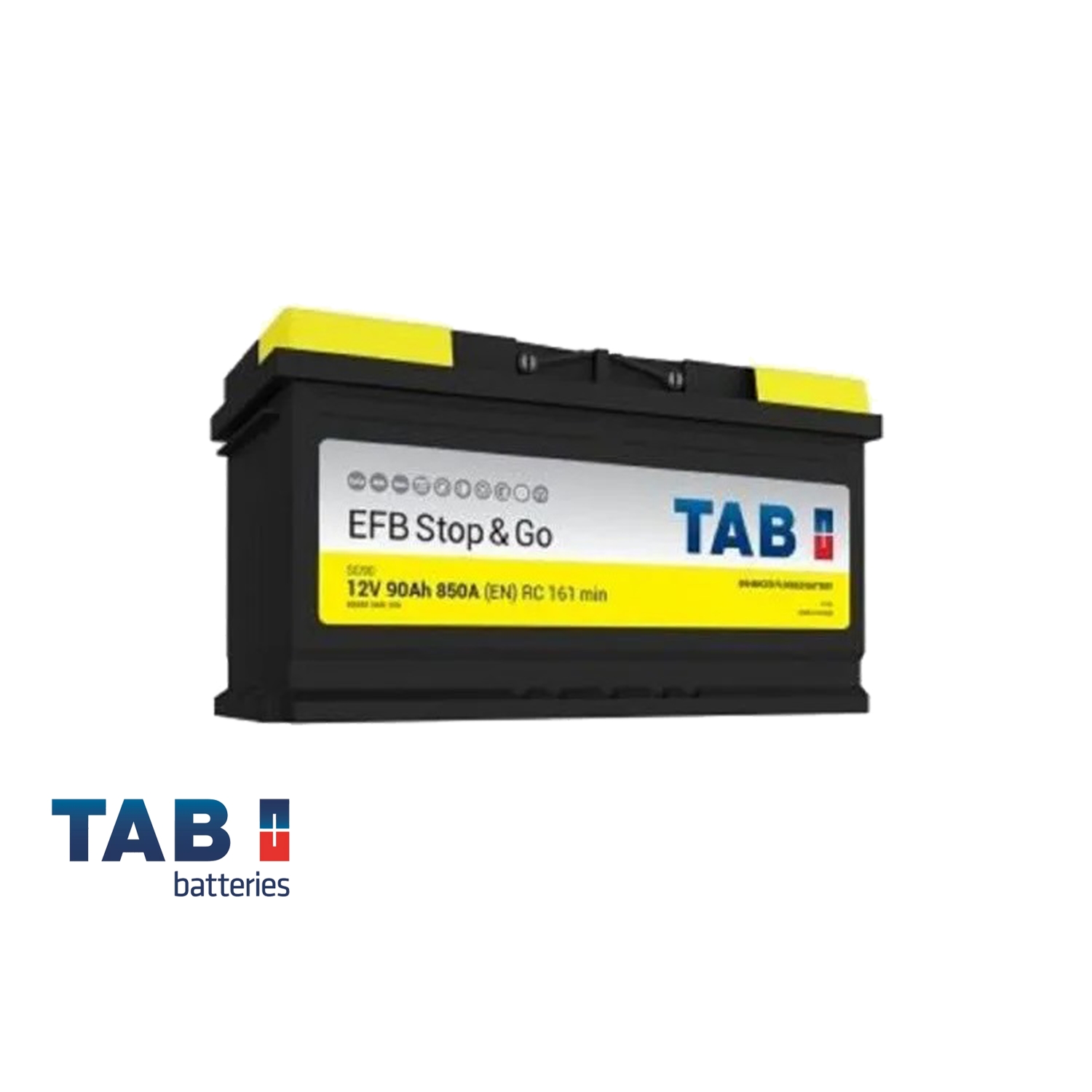 TAB EFB Stop&Go 90.0, 90 Ач, обратная полярность, 353x175x190 мм, 850 Ампер — купить в Санкт-Петербурге